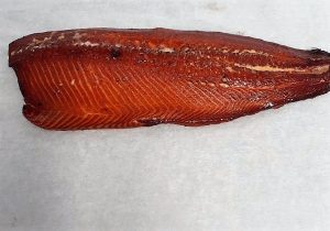 hot smoked salmon side