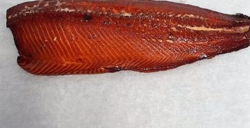 hot smoked salmon side