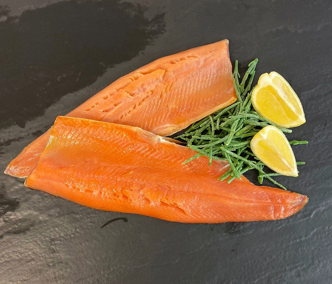 Natural Cold Smoked Trout Fillets D.R Collin Fish